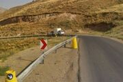 پرتگاه‌های‌ ‌مرگبار در جاده آتشگاه ـ برغان/ گاردریل‌ها به کمک آمدند