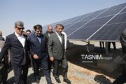 افتتاح 5 نیروگاه خورشیدی با ظرفیت 15 مگاوات در قم