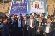 کلنگ‌زنی پروژه ساماندهی ورودی و خروجی پاتاوه با حضور وزیر کار+تصاویر