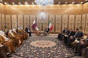 دیدار وزیر خارجه قطر با قالیباف