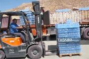 ارسال 100 هزار بطری آب از زنجان به هرمزگان