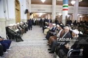 بزرگداشت آیت‌الله شبیری زنجانی در حرم حضرت معصومه(س) + عکس