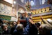 پدر شهید حسینی‌مقدم: پسرم 10روز پیش از شهادت از مادرش اجازه شهادت گرفت