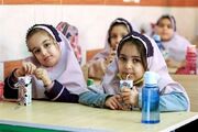 پوشش مدارس ابتدایی و عشایری فارس در طرح توزیع شیر