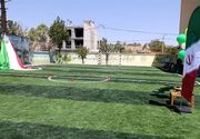 افزایش سرانه ورزشی دانش آموزان جواد آباد با افتتاح زمین چمن مصنوعی