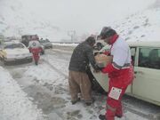 امدادرسانی به بیش از ۱۴۰۰ نفر از متاثرین برف و کولاک در ۷۲ ساعت گذشته