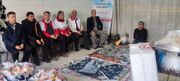داوطلبان هلال احمر کردستان در شب یلدا برای نیازمندان سنگ تمام گذاشتند