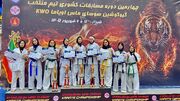 درخشش بانوان کاراته‌کای اهل در اردبیل؛ ۶ طلا، یک نقره و یک برنز حاصل تلاش دختران قهرمان