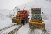 بارش برف و باران در محورهای مواصلاتی ۹ استان