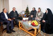 رئیس جمهور با خانواده شهید مسیحی دیدار کرد