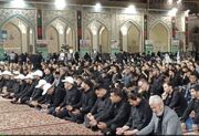 عزاداری سنتی افغانستانی‌های مقیم مشهد در حرم مطهر رضوی