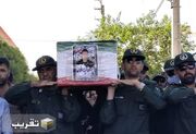 مراسم تشییع پیکر شهیدان عملیات تروریستی پاوه
