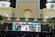 اجرای مستند نمایش «سید خراسانی» در ورودی باب‌الرضای حرم مطهر رضوی