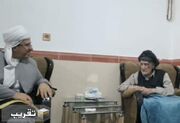 عیادت امام جمعه شهرستان روانسر از شیخ اسماعیل هاشمی برزنجی