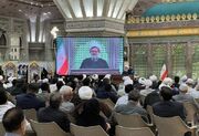 وحدت اسلامی راه ایستادگی در برابر تجاوز و طاغوت‌هاست/ مکتب فکری آیت‌الله خامنه‌ای باید به درس و عمل تبدیل شود