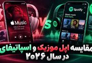 مقایسه اپل موزیک و اسپاتیفای در سال ۲۰۲۶