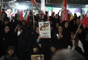 مردم ارومیه در تجمع شبانه، تنها راه کور کردن چشم فتنه را حفظ خیابان دانستند
