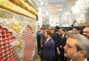 نخست وزیر عراق به زیارت حرم حضرت زینب(س) رفت +تصاویر