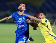 رونالدو رهبر النصر در بازی برگشت مقابل استقلال