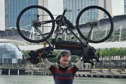 He biked from Spain to Singapore. The kindness of strangers kept him going.