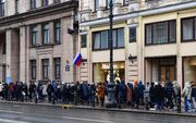 Russian voters, answering Navalny’s call, protest as Putin extends his rule