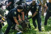 More arrests and a canceled commencement as college antiwar rallies spread