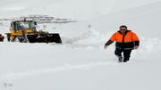 ارتفاع برف در جاده‌های کوهستانی سردشت به بیش از ۵۰ سانتی‌متر رسید