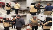 خدمت خالصانه خادمان اهل سنت خراسان جنوبی به زائران تشییع رهبر شهید در مشهد