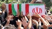 خوزستان در سوگ مدافعان وطن؛ آیین باشکوه تشییع سه شهید والامقام در اهواز برگزار شد