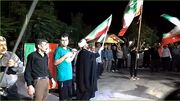 نمایی از تداوم تجمعات مردم انقلابی شهباز در تجمع شبانه + فیلم