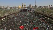 عزاداری عاشقان حسینی در آستانه اربعین + فیلم