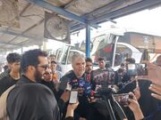 ۸۱۰۰ دستگاه اتوبوس زائران اربعین را از مرز مهران جابه‌جا می‌کنند