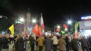 گزارش تصویری از تجمع برای خونخواهی آقای شهید ایران در هریس