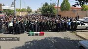 پیکر شهید جمشید صالحی در الیگودرز آرام گرفت