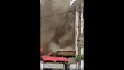 مهار آتش سوزی ۲ خانه ویلایی در گذر فرخ رشت