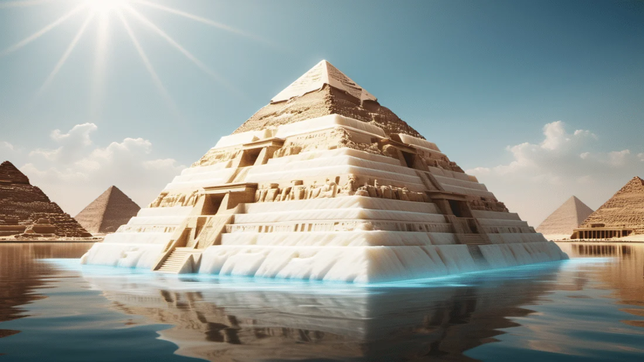 «هرم شناور»؛ یکی از متفاوت‌ترین اهرام مصر باستان