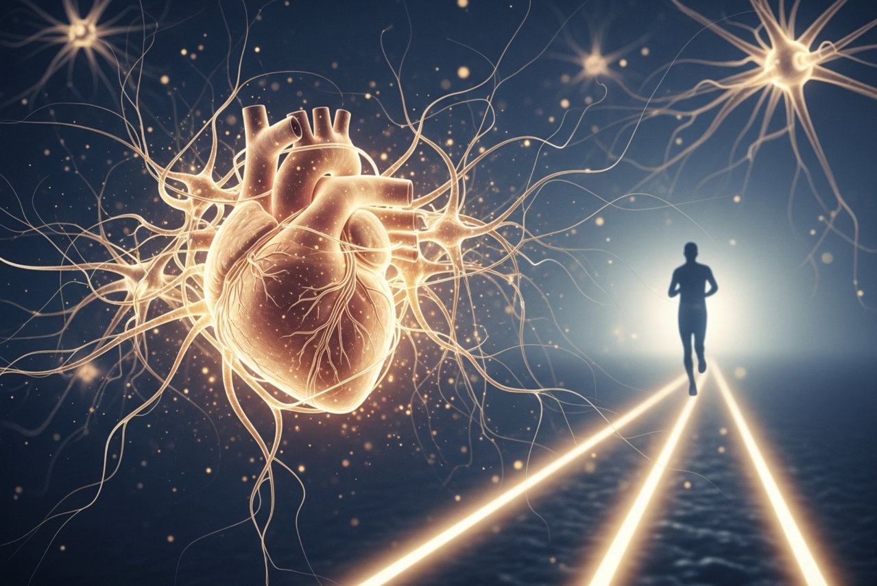 ورزش منظم فقط قلب را قوی نمی‌کند؛ اعصاب آن را نیز تغییر می‌دهد